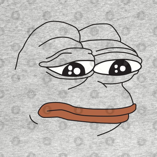 Sad Pepe Face by Aefe